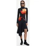 Desigual Každodenní šaty Mila 25WWVK40 Černá Slim Fit XS