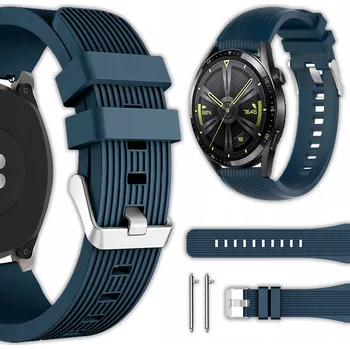 Řemínek na hodinky Řemínek Vanfone pro Huawei 22mm, modrý