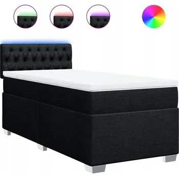 Postel Čalouněná jednolůžková postel 90x200 černá