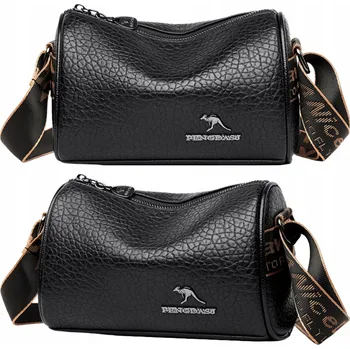 Kabelka EdiBazzar kabelka kabelka přes rameno eko kůže černá