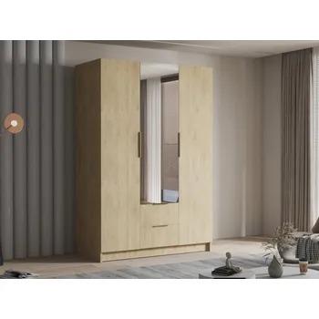 Šatní skříň Šatní skříň Cumair II 150, Barva: dub cremona / dub cremona + zlatá MIRJAN 5903211451379