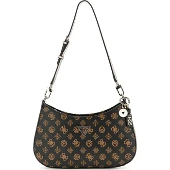 Kabelka Kabelka GUESS NOELLE TOP ZIP SHOULDER BAG HWPT7879180-MLO – Hnědá