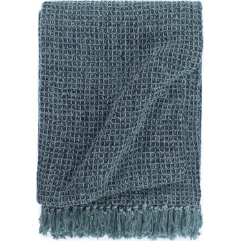 Přehoz na lůžko Bavlněný přehoz 220x250 cm, indigově světle modrá