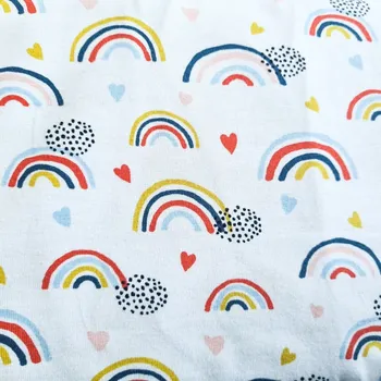 Pro Háčkování Úplet duhy na bílé