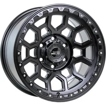 Disk Alu kola Racing Line B1105, 17x9 5x127 ET6, černá matná (zátěžová)