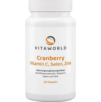 Fitness strava Vitaworld Cranberry Vit C + Selenium + Zinc 60 Kapslí