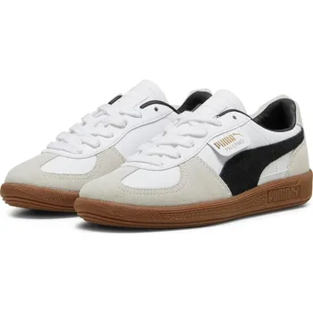 Chlapecké tenisky Dětské boty PUMA PALERMO LTH JR 39727501 PUMA WHITE/VAPOR GRAY/GUM 37