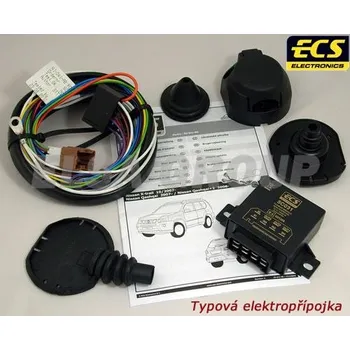 Tažné zařízení Typová elektropřípojka Nissan Qashqai 2007-2014 (J10) , 7pin, ECS