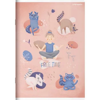 Sešit Sešit A6 s linkami (kostkovaný) TOP-2000, 32 listů