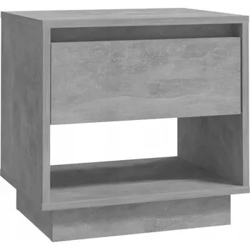 Noční stolek Noční stolek šedý beton 45x34x44 cm