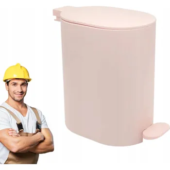 Odpadkový koš Koupelnový odpadkový koš Easy 3L różowy Sensea do koupelny, na toaletu, WC