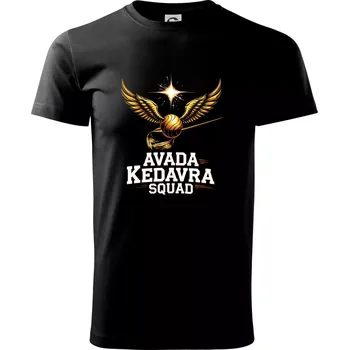 Pánské tričko Avada Kedavra Squad - Triko extra velké (5-8XL) - 8XL ( Černá )