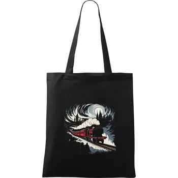 Nákupní taška Hogwarts Express barevný - Taška bavlněná - 42 x 38 cm ( Černá )