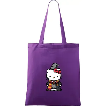 Harry kitty - Taška bavlněná - 42 x 38 cm ( Fialová )