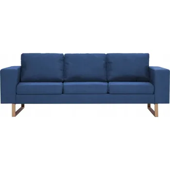 Pohovka Třímístná pohovka modrá 200x82x75 cm