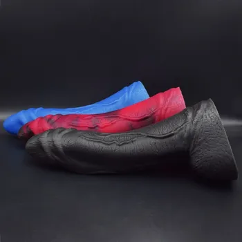 Dildo Topped Toys Artemis 105 Obsidian, prémiové silikonové dildo 37 x 8,4 cm