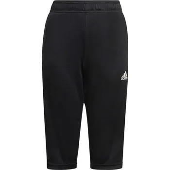 Chlapecké fotbalové tepláky ve zkrácené délce adidas TIRO 21 PANTS 152 Černá, Bílá