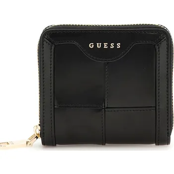 Peněženka GUESS ISA SMALL ZIP AROUND SWSTLGLEA84-BLA – Černá