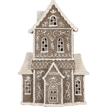 Bytová dekorace Perníkový LED domek Gingerbread Cotti - 23*11*33 cm