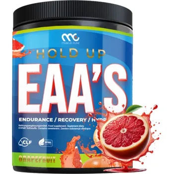 Aminokyselina EAA HOLD UP EAA'S Muscle Clinic 400 g s příchutí grapefruitu