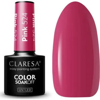 Lak na nehty Gél lak CLARESA® Pink 524 5ml