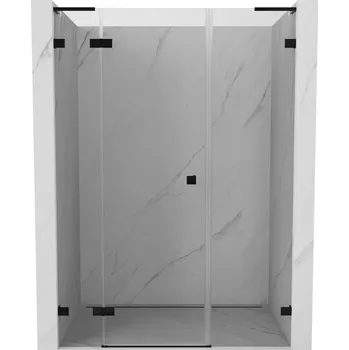 Mexen Lunar L sprchové dveře otočné pravé 120 cm, transparentní, černé - 834SL-120-050-70-00-P Sprchové dveře