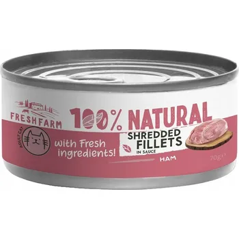 Krmivo pro kočku FRESH FARM FILÉ Kuřecí šunka v omáčce 70g