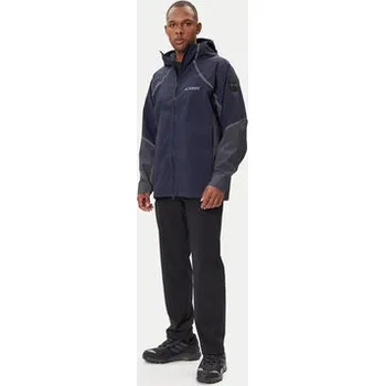 Pánská větrovka adidas Větrovka Nat Geo Climaproof KC2343 Tmavomodrá Loose Fit L