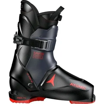 Sjezdové boty Lyžáky Atomic Savor R90 Black/Dark Blue/Red Velikost: 25.0/25.5