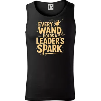 Every wand holds a leader’s spark - Tílko pánské Core - S ( Černá )