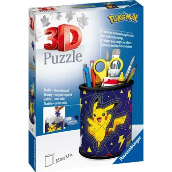 Puzzle RAVENSBURGER Puzzle 3D Stojan na tužky Pokémon 54 dílků skládačka | 927239