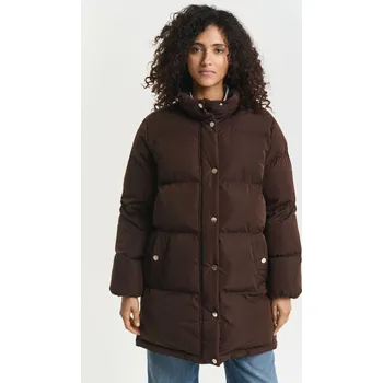 Dámský kabát KABÁT GANT ACTIVE CLOUD COAT DEEP BROWN