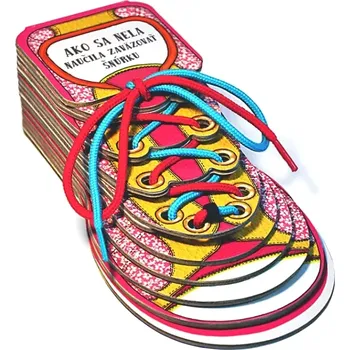 Cizojazyčná kniha Ako sa Nela naučila zaväzovať šnúrku (Růžička Oldřich, 2023)