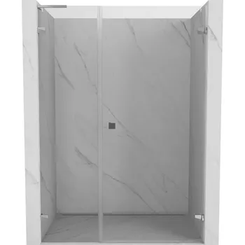 Mexen Lunar-B L sprchové dveře pravé 130 cm, transparentní, chrom - 832SL-130-050-01-00-P Sprchové dveře