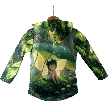 Panel se střihem 98 softshell bunda dešťová víla