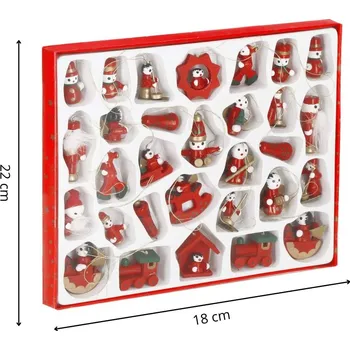 Vánoční dekorace Springos CA1264 SADA VÁNOČNÍCH OZDOB