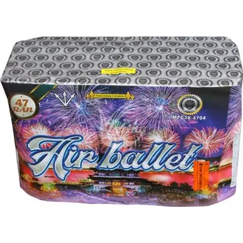Zábavní pyrotechnika Air Ballet 47 ran - 30/50mm - rovný + V