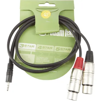 Audio kabel Adam Hall K3 YWFF 0100 + prodloužená záruka 3 roky