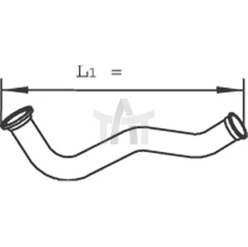 Výfuková trubka Výfuková trubka DINEX DIN22116