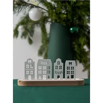 Svícen Sinsay - Svícen ve tvaru domečku - bílá - 520GF-00X - 520GF-00X-ONE