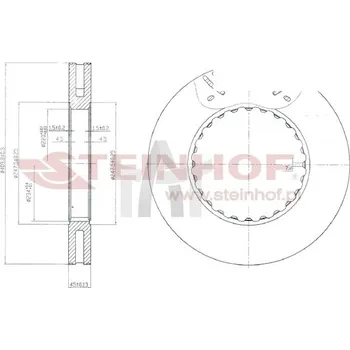 Auto-moto Brzdový kotouč STEINHOF SMT000004