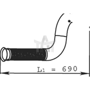 Výfuková trubka Výfuková trubka DINEX DIN66121