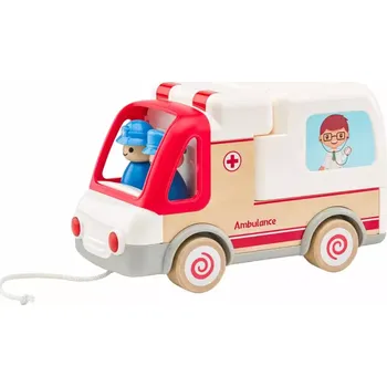 autíčko Woody Auto ambulance se zvuky