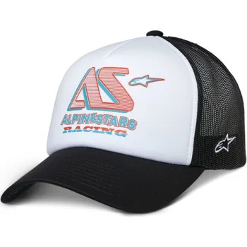Kšiltovka Kšiltovka AYESS TRUCKER, ALPINESTARS (bílá/černá)