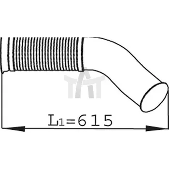 Výfuková trubka Výfuková trubka DINEX DIN68090