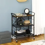 HOMCOM Kuchyňský vozík, skládací 496223