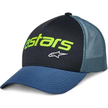 Kšiltovka Kšiltovka VITAL TRUCKER, ALPINESTARS (černá/modrá/zelená)