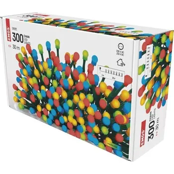 Vánoční světelný řetěz EMOS D5AM04 300 LED multicolor