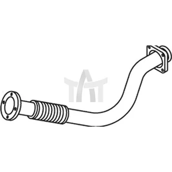 Výfuková trubka Výfuková trubka DINEX DIN28180
