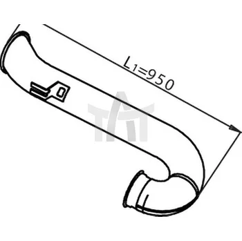 Výfuková trubka Výfuková trubka DINEX DIN21739